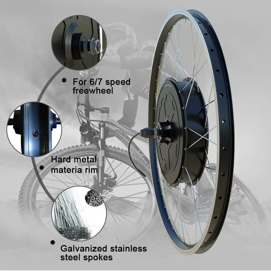 h 700C Front Rear Electric Bicycle Motor Wheel