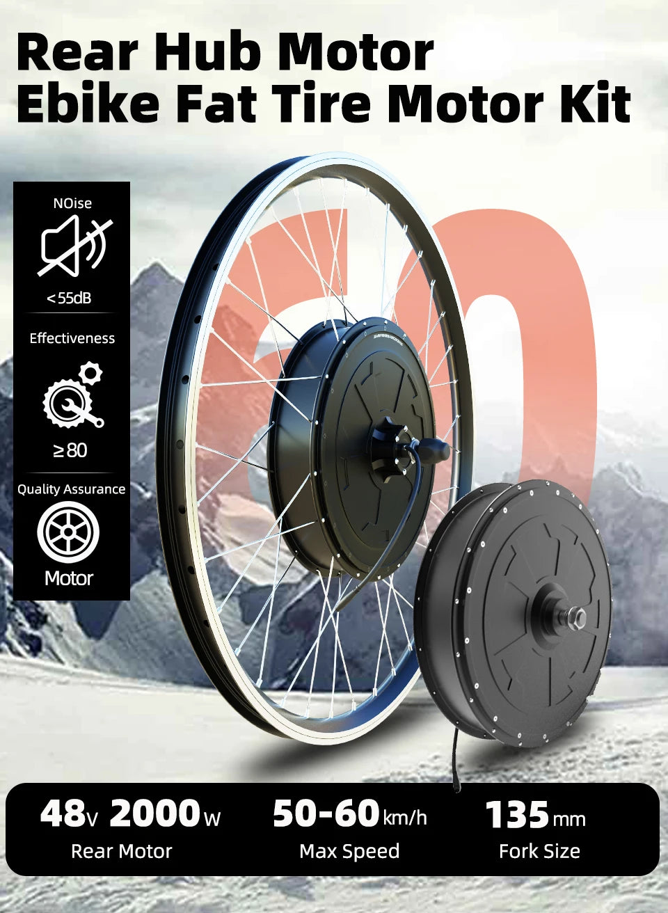 h 700C Front Rear Electric Bicycle Motor Wheel