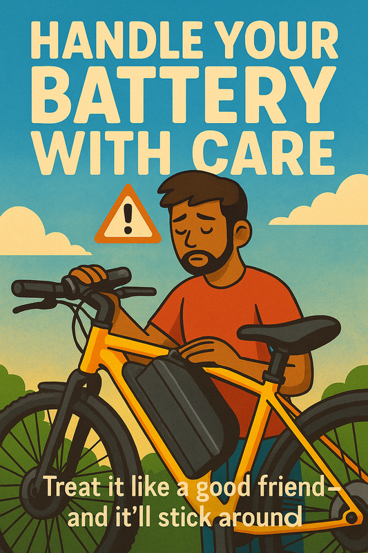 🔋 How to Treat Your E-Bike Battery Like Gold