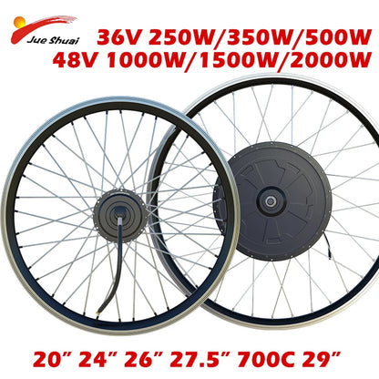 h 700C Front Rear Electric Bicycle Motor Wheel