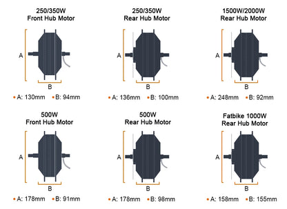 h 700C Front Rear Electric Bicycle Motor Wheel